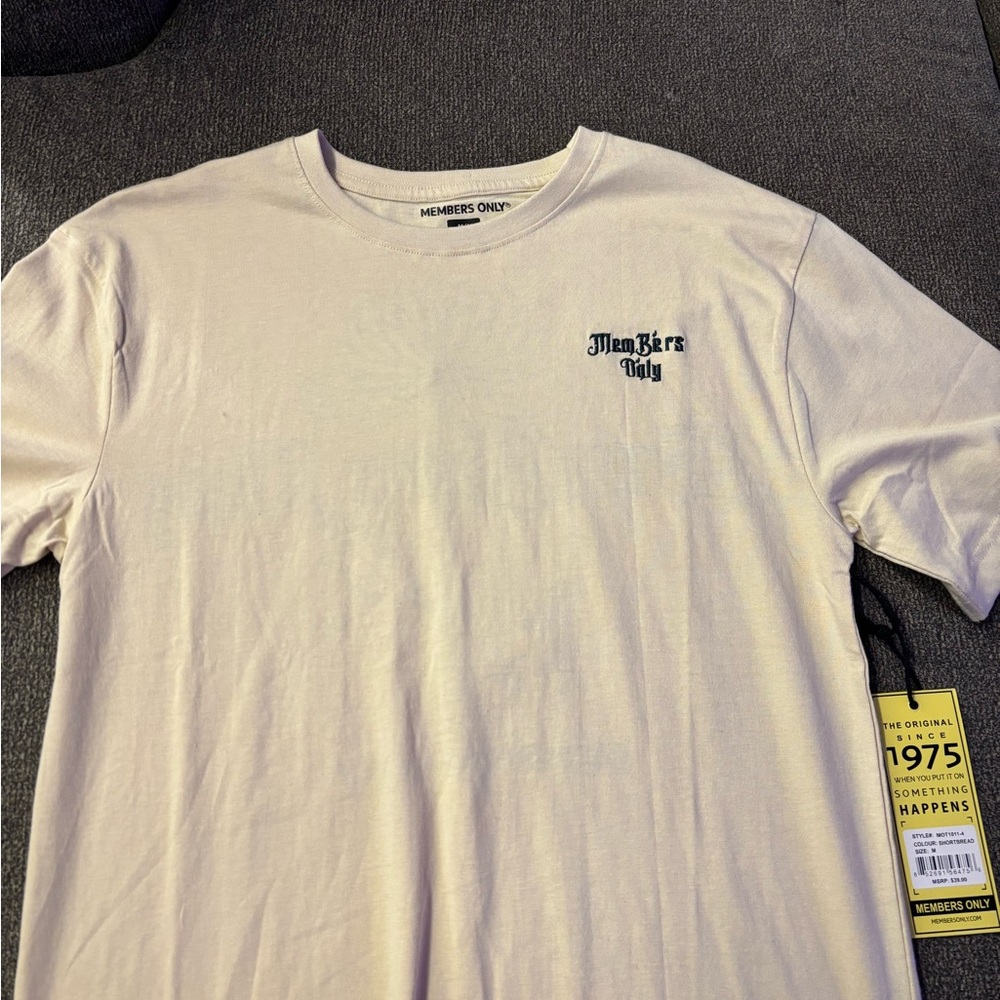 Members Only Cream T-Shirt for Men